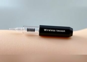 Wireless smart microneedle device enables connected personalized pain management