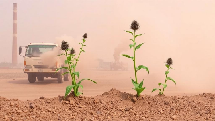 Air Pollution Dust Hits Some Medicinal Plant Genotypes Far Harder Than Others