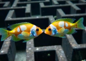 Left-Turning Reef Fish Outsmart Their Rivals in Maze Tests of Spatial Cognition