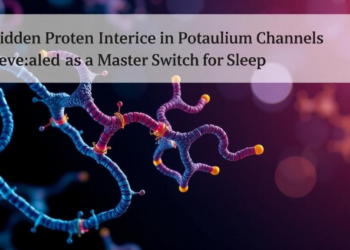 Hidden Protein Interface in Potassium Channels Revealed as a Master Switch for Sleep