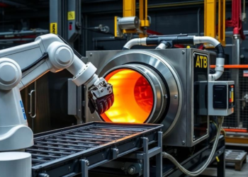 Sliding Robot Could Feed Induction Furnaces Faster and Keep Workers Safe