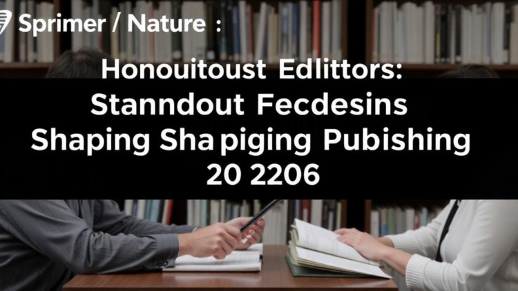 Springer Nature Honours Standout Editors Shaping Scientific Publishing in 2026