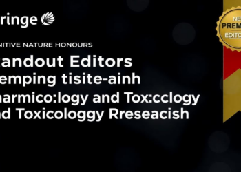 Springer Nature Honours Standout Editors Shaping Pharmacology and Toxicology Research
