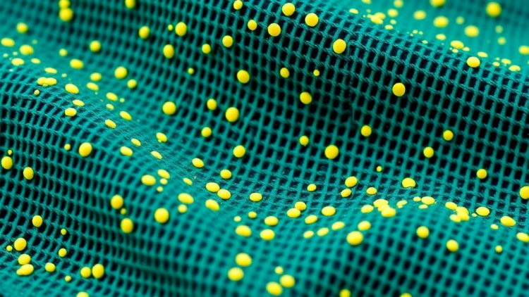 Fungal-inspired nanoparticles woven into fabric could neutralize deadly nerve agents