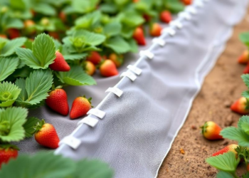 Textile Cover Boosts Strawberry Yields More Than Threefold in Field Tests