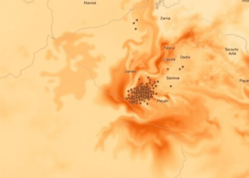 Riyadh’s Spring Air Pollution Mapped Across Seven Years of Dust and Heat
