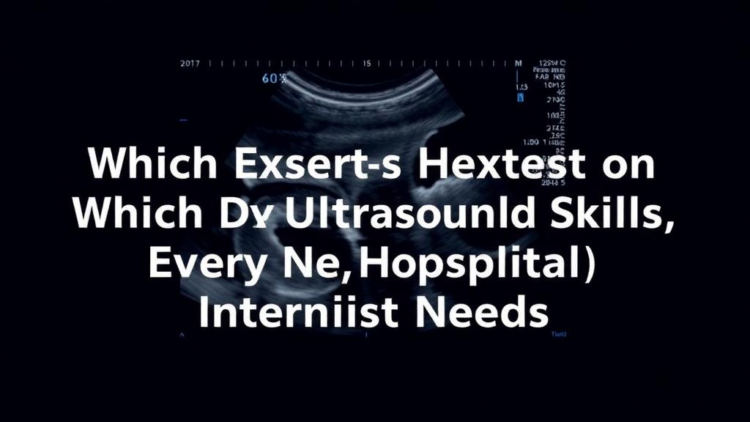 Swiss Experts Agree on Which Bedside Ultrasound Skills Every Hospital Internist Needs