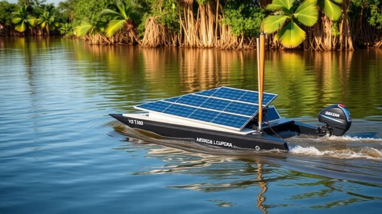 Solar-Powered Robot Boat Uses AI to Monitor Water Quality in the Amazon in Near Real Time