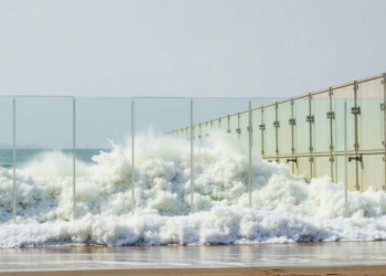 Transparent Tsunami Walls Nearly Match Concrete Giants in Japanese Coastal Test