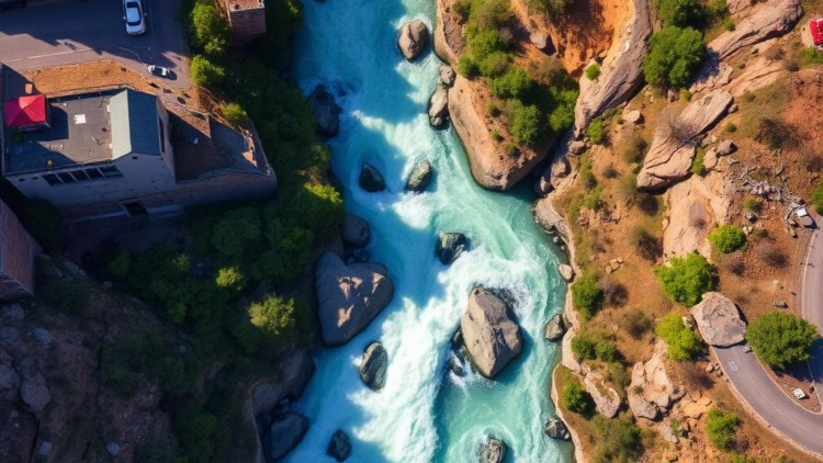 AI Cameras and Aerial Imagery Map the True Limits of a Famous Whitewater Corridor