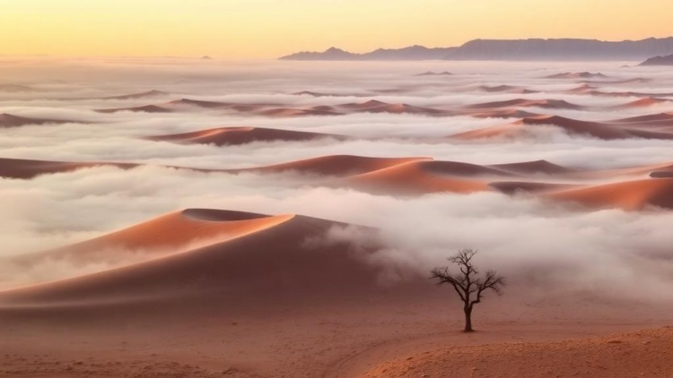 High-Pressure Systems Decide Whether Namib Desert Fog Touches the Ground