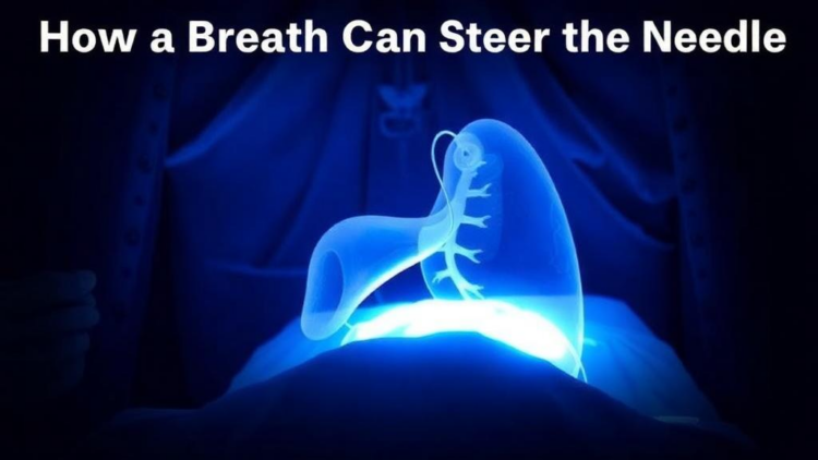 How a Breath Can Steer the Needle: Ventilation Strategies That Freeze the Liver for Tumor Ablation