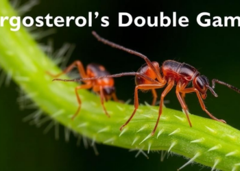 Ergosterol’s Double Game: How a Fungal Membrane Molecule Shapes Termite Immunity
