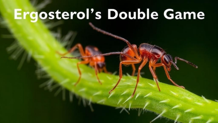 Ergosterol’s Double Game: How a Fungal Membrane Molecule Shapes Termite Immunity