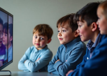 Video Scene Displays Help Minimally Speaking Autistic Children Talk With Peers