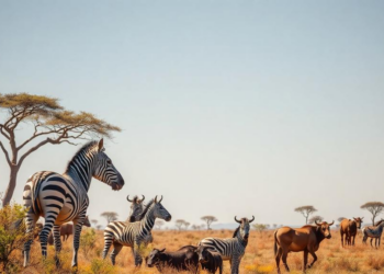 Zebra, Cattle and the Shrubs Taking Over an Ethiopian Savanna