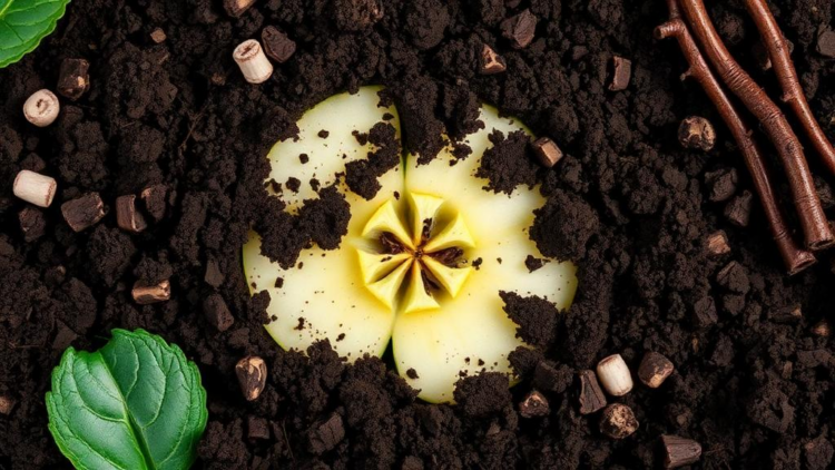 Soil Bacterium’s Airborne Chemicals Recruit Allies to Fight Apple Ring Rot