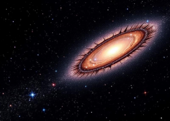 Stellar Stream Reveals a Wedge-Shaped Chemical Fingerprint in a Shredded Dwarf Galaxy