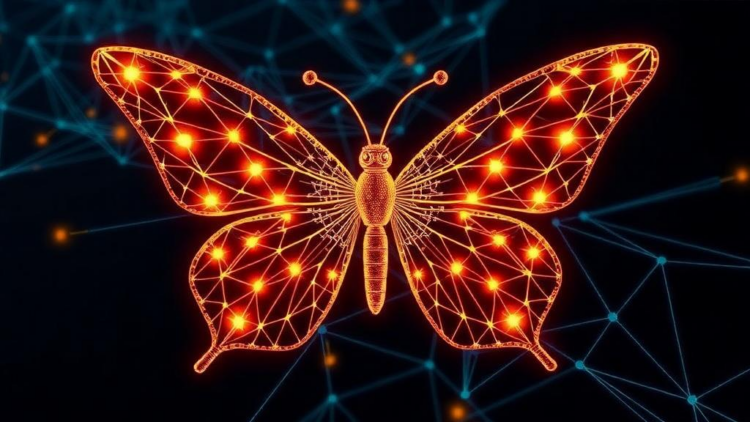 Mathematical graph tools reveal electronic secrets of butterfly-shaped nanographenes