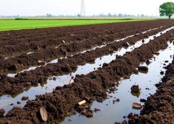 Sewage Sludge on Farmland Carries Microplastics, PFAS, and Drugs Into Soil