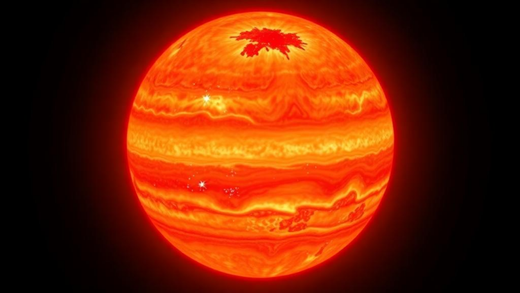 Astronomers map the scorching limb of a puffy hot Jupiter in 3D