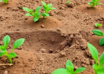 Man-Made Soil Pores Boost Crop Yields by Helping Roots Break Through Compacted Ground