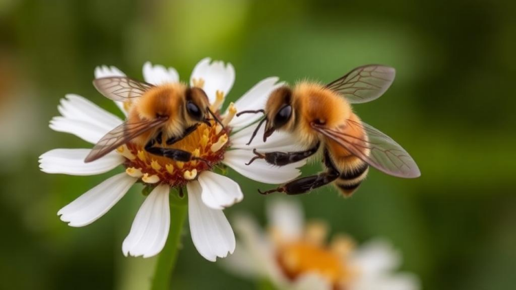 Honeybees bully wild rivals at flowers, two-year Cambridge study reveals