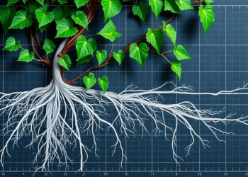 Hidden Blueprint of a Climbing Vine’s Roots Revealed, From Absorptive Tips to Armored Transport Highways