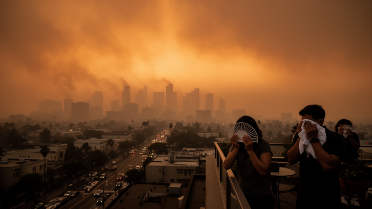 Heatwaves and Wildfire Smoke Now Overlap for More Than Half the World’s Population