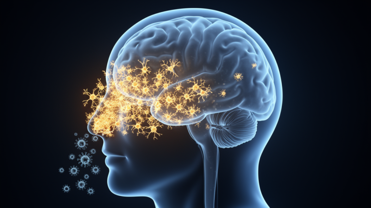 Intranasal Herpes Virus Remodels Brain Immune Cells in a Region-Specific Pattern