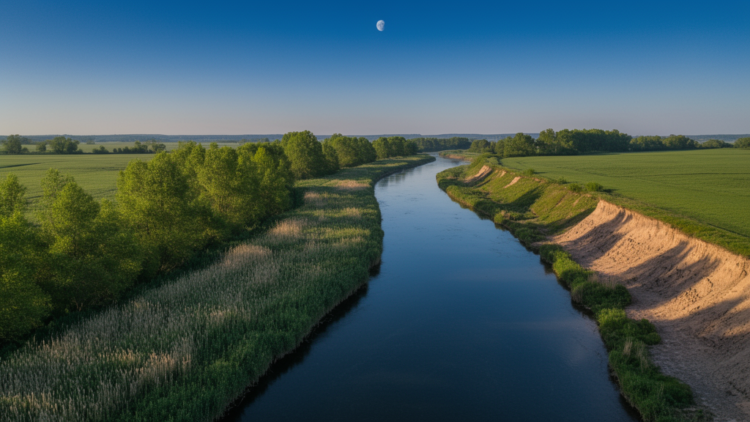 AI Learns to Grade Riverbank Health From Space Using Satellite Photos