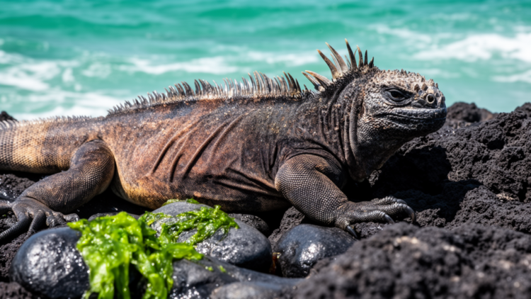 Super El Niño and Rising Black-Market Trade Push Galapagos Marine Iguanas Toward Crisis