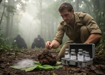 Gorilla DNA From Dung and Hair Reveals Hidden Populations and Pinpoints Trafficked Apes’ Origins