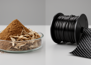 Paper and Biofuel Leftovers Become High-Strength, Low-Cost Carbon Fiber