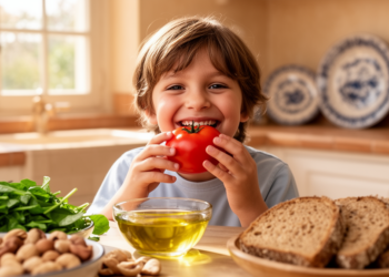 Mediterranean Diet Linked to Healthier Teeth and Gums in Children, Study Finds