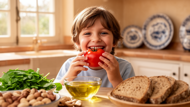 Mediterranean Diet Linked to Healthier Teeth and Gums in Children, Study Finds