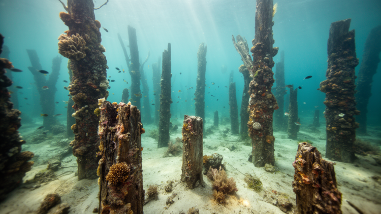 Drowned 5,000-year-old forests off Mozambique reborn as thriving peat reefs