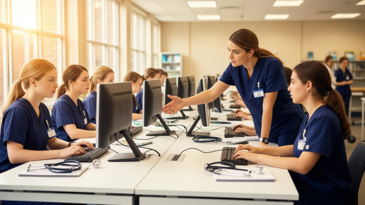 Nursing Students Learn to Think Before They Prompt: AI Module Passes Feasibility Test
