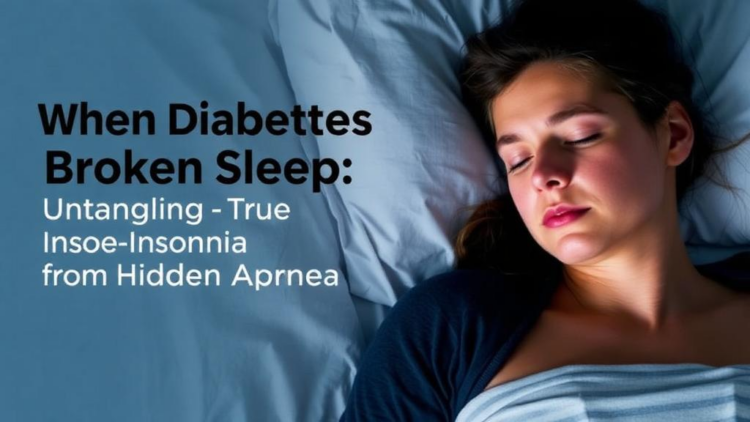 When Diabetes Meets Broken Sleep: Untangling True Insomnia from Hidden Apnea