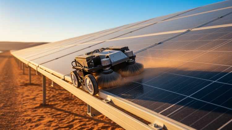 Synchronized Motors and Precision PWM Keep Solar Panel Cleaning Robots on Track