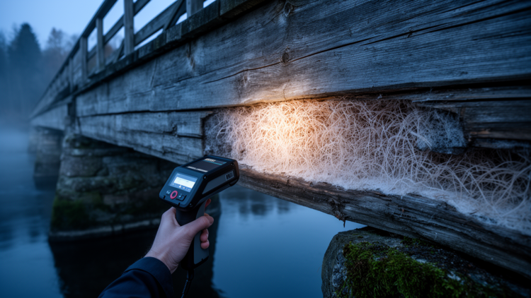 X-rays Reveal Hidden Fungus Eating Sweden’s Oldest Wooden Bridge