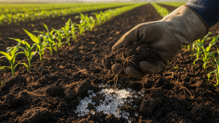 Superabsorbent Polymers Unlock Locked Soil Phosphorus for Crops