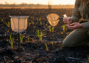 Fire’s Hidden Toll: Tiny Parasitoid Wasps Reveal the Right Way to Burn a Grassland