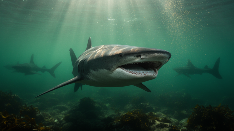 Simulated sharks reveal why basking giants gather off Ireland
