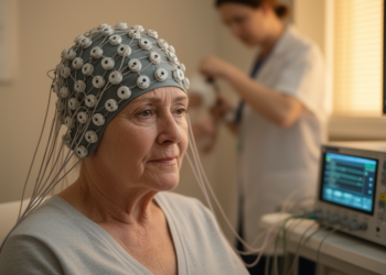 EEG Reveals Scattered Brain Signals in Chemobrain, New Review Finds