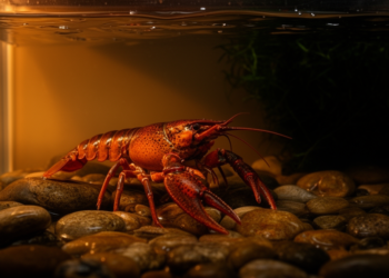 Dim the lights, grow faster: how shade and heat control crayfish sexual maturity