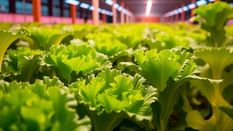 Far-Red and UVA Light Give Vertical-Farm Lettuce a Two-Week Boost Before Harvest