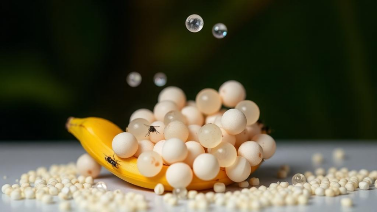 Fermented Banana Waste Turned Into Biodegradable Beads That Lure Fruit Flies