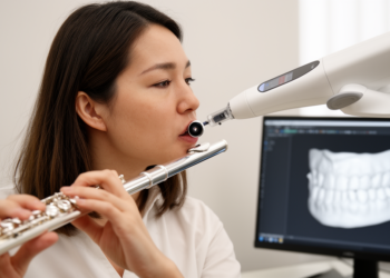 Digital dental scanning technique captures a master flutist’s embouchure in 3D