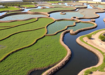Giant engineered wetlands emerge as serious infrastructure for city-scale wastewater treatment